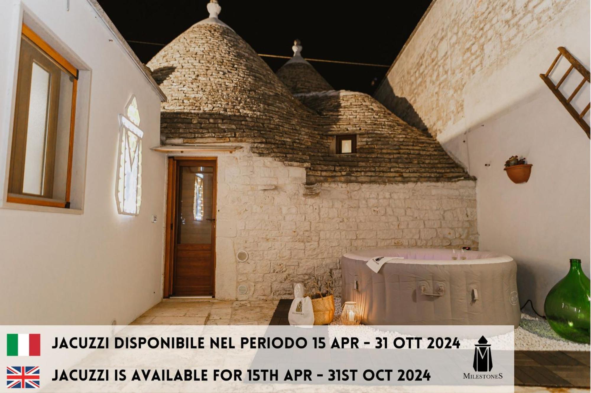 Milestones Modern Suite Trullo Jacuzzi Spa & Relax Альберобелло Екстер'єр фото